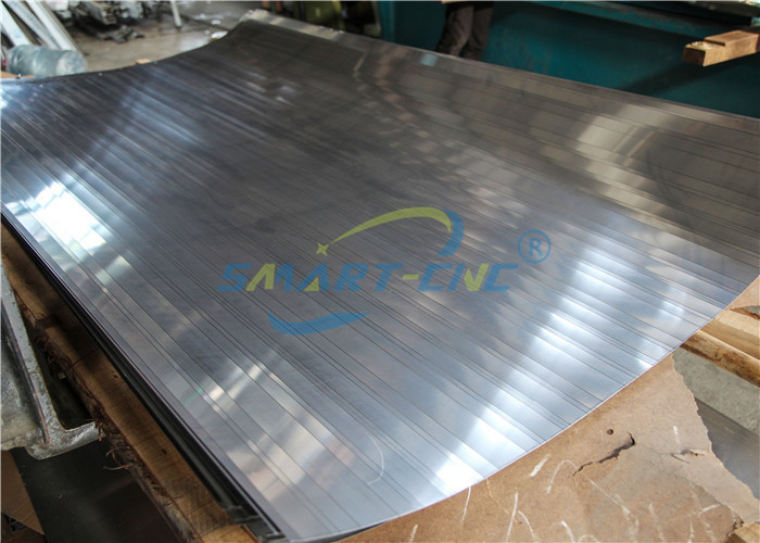 1500×4000mm CNC V Grooving Machine , White Hydraulic Notching Machine