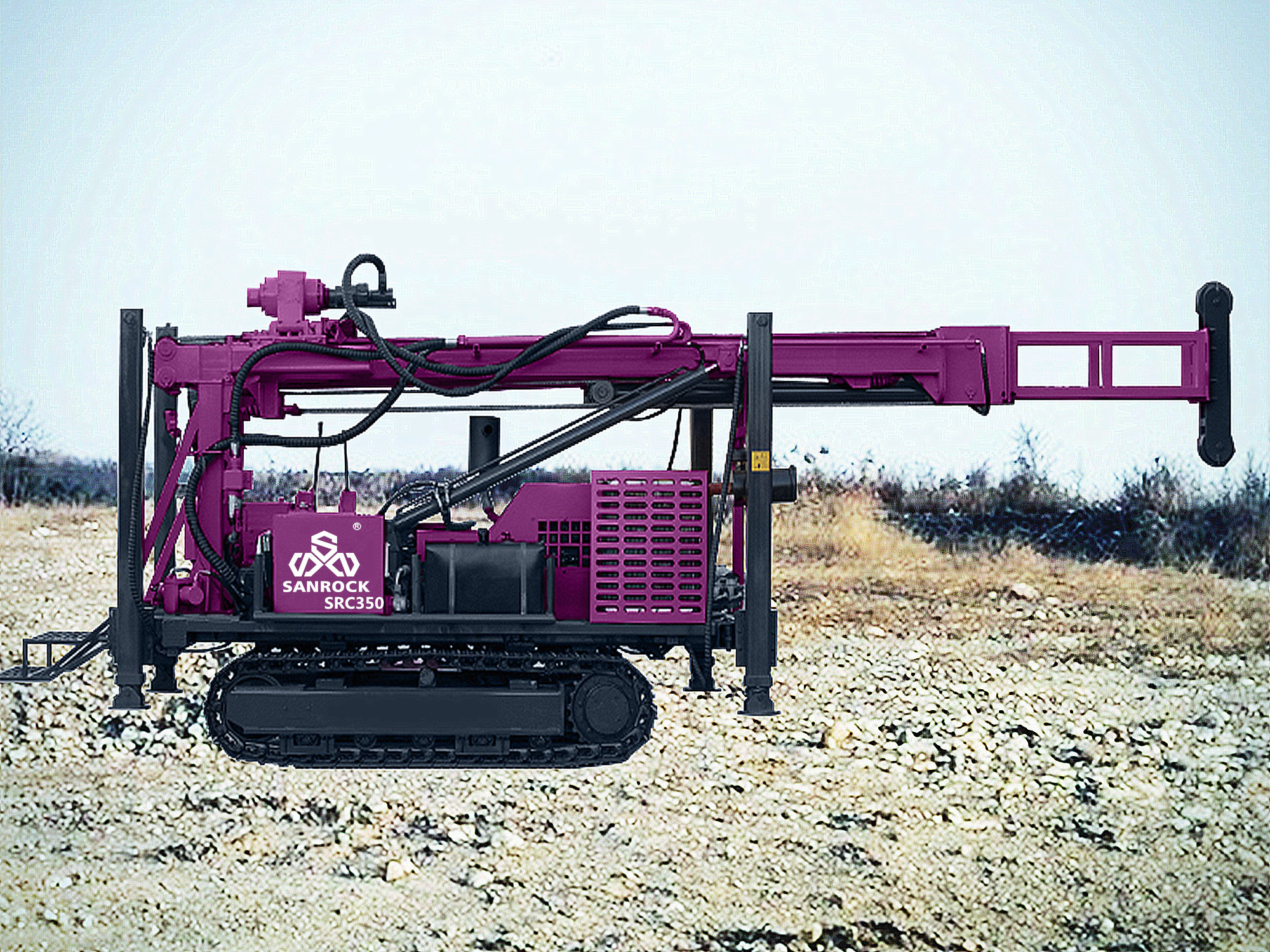 Exploration Core Drilling Rig Geotechnical Drill Rig Hydraulic Core Drilling Equipment