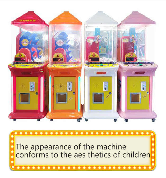 Coin Pusher Crane Game Machine Game Console Lollipop Vending Machine