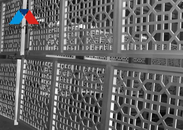 Acoustical Aluminium Decorative Panels , Commercial Perforated Metal Ceiling