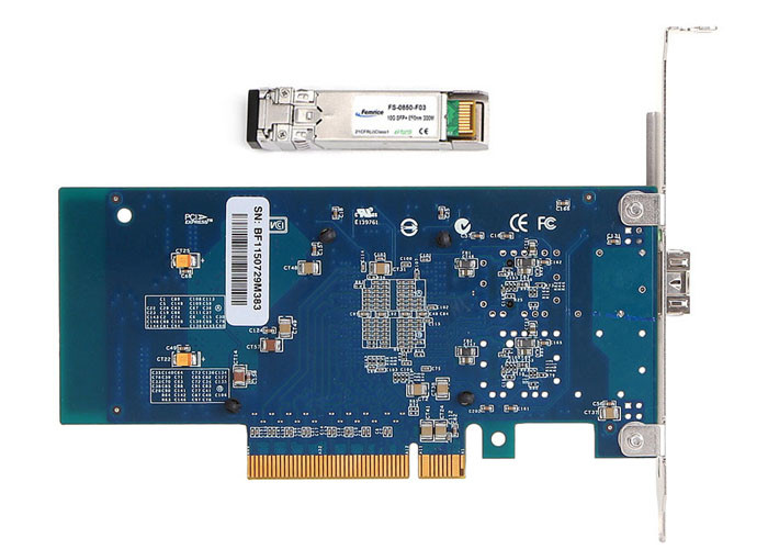 10G Ethernet LAN Card Fiber Optical Server NIC PCI Eexpress x8 One Port Network Interface Card IDC Application Cards