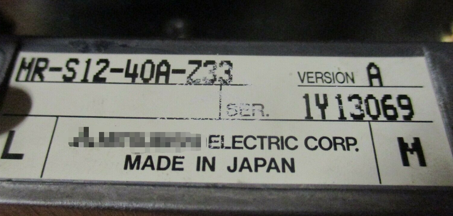 MR-S12-40A-Z33 AC brand new and original,ships worldwide and accepts T/T and Paypal.