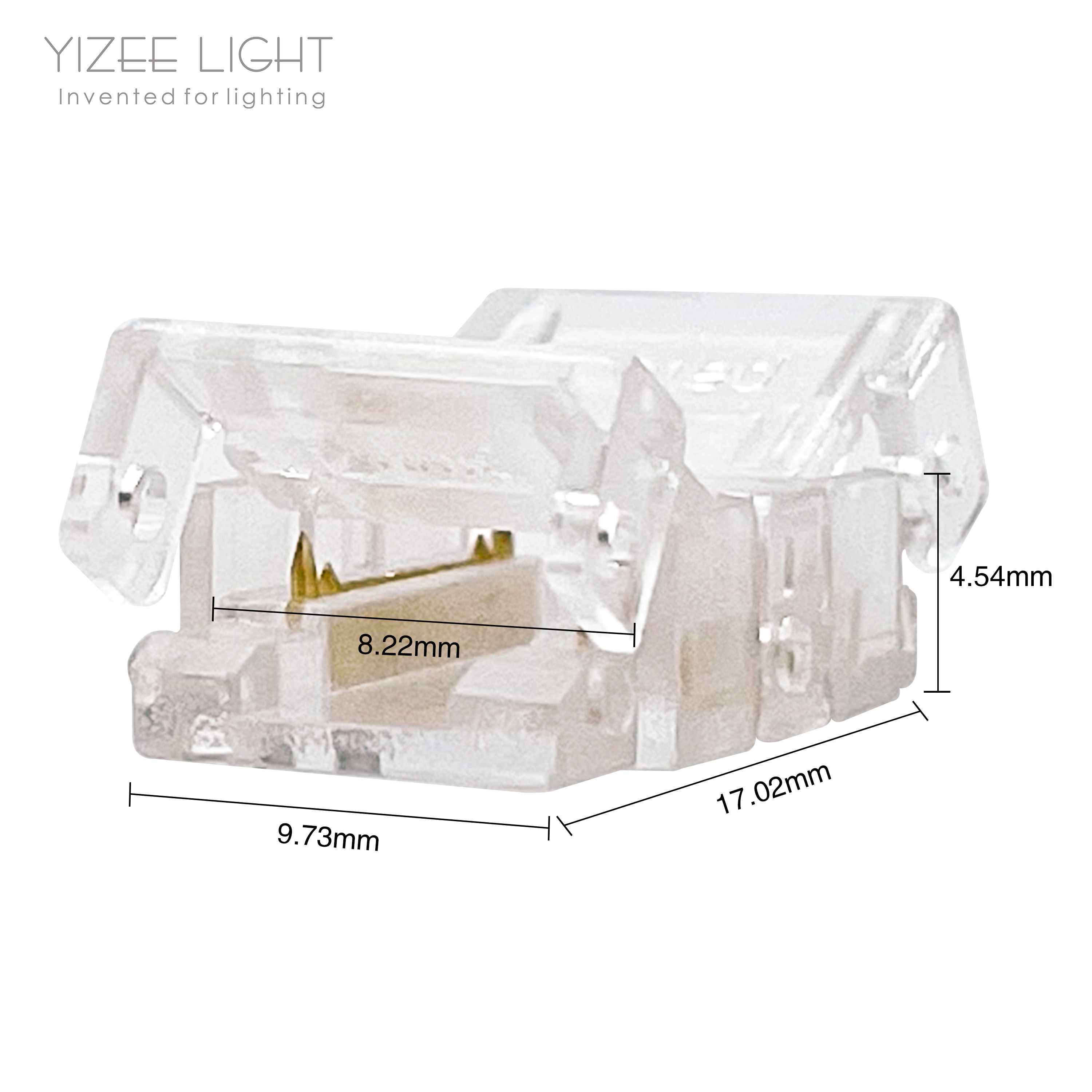 COB LED Strip Connector Corners Strip To Strip For 8mm 2PIN COB LED Strip