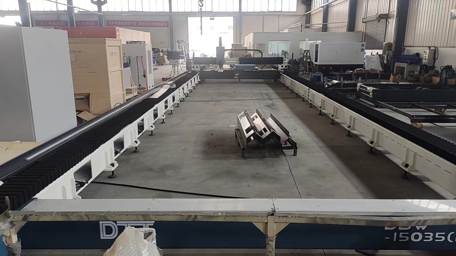 Cut Gantry Laser Cutting Machine With No Deformation 12000-24000mm Workbench High Bevel Cutting