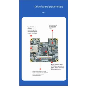 High Brightness Mini Oled Screen Type-C Monocular Display Solution 2000cd/M²