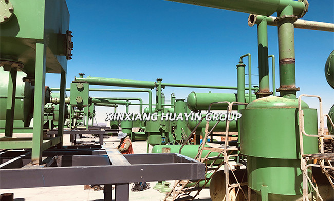 Environmental Friendly Waste Tire And Plastic To Oil Pyrolysis Machine 50 Tonne