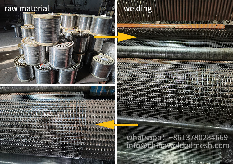 50 Foot 36 Inch Welded Wire Mesh Rolls Stainless / Hardware Cloth CE approval