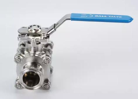 304 316l Sanitary Stainless Steel Ball Valve Manual Tri Clamp End Full Package 3