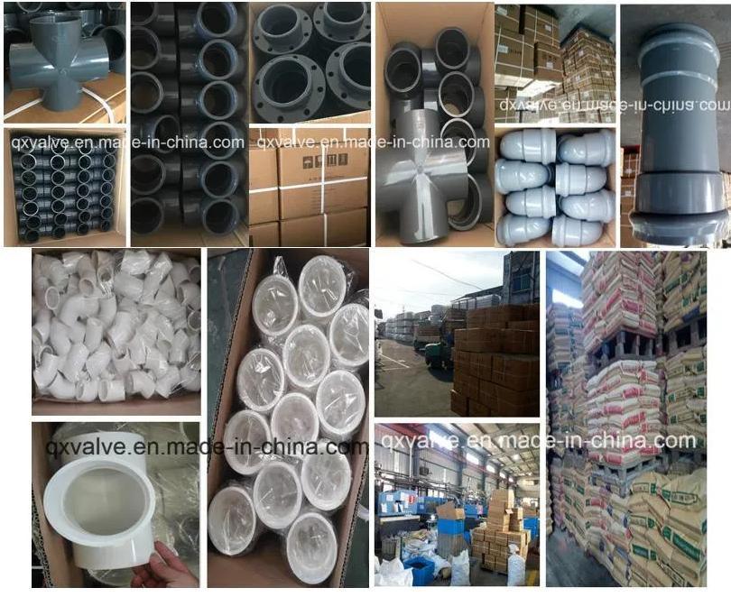 OEM ASTM Sch80 Standard Pipe Fittings Elbow UPVC Plastic Transparent Clear Tee with ISO Approval