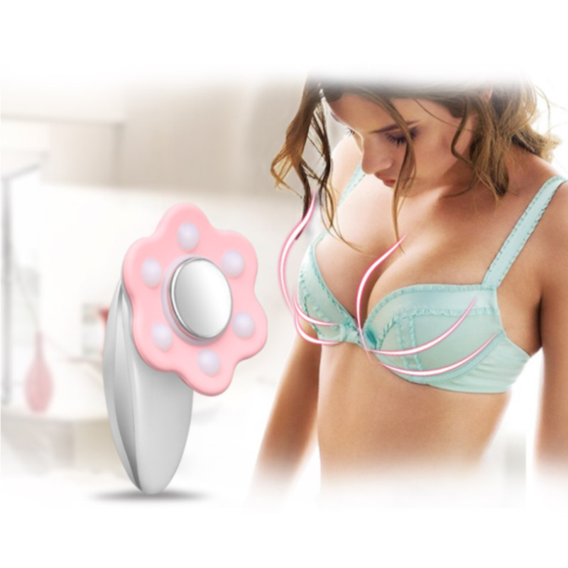 LED Theray Ionic Handheld Vibrating Massager For Elastic Breast