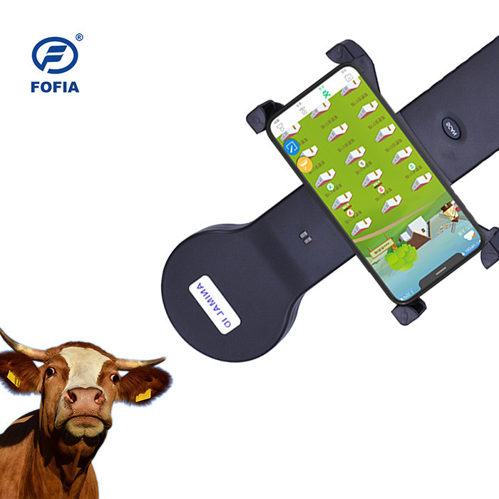 ID Scanning Animal Rfid Reader With 7000 Records , Rfid Cattle Tag Reader