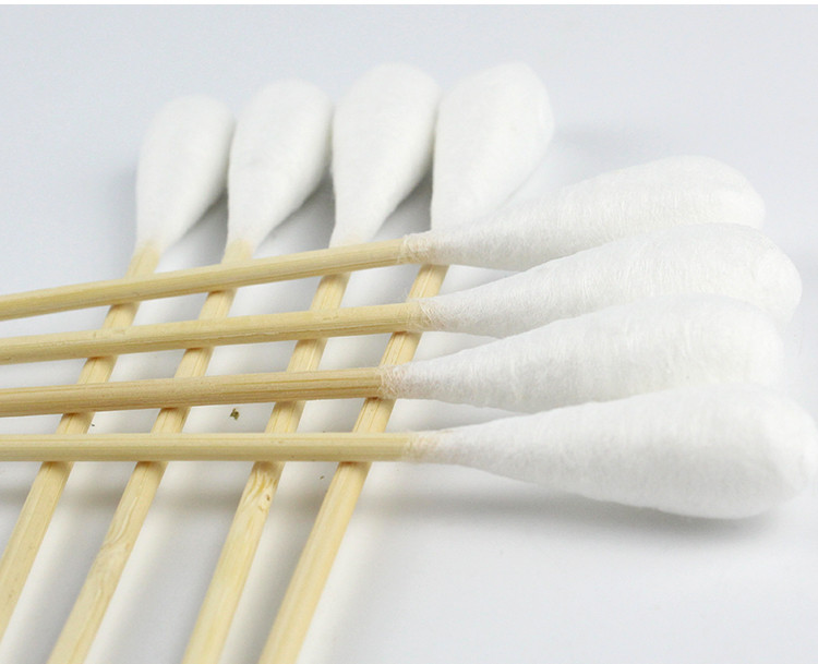 S&J Premium Cotton Buds Double-headed Disposable Cotton Swabs Makeup Ear-clean Disposable Dacron Tip Swabs
