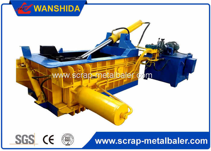 Y83-100 Hydraulic Scrap Metal Baler for metal shavings Bale 1000KG/h