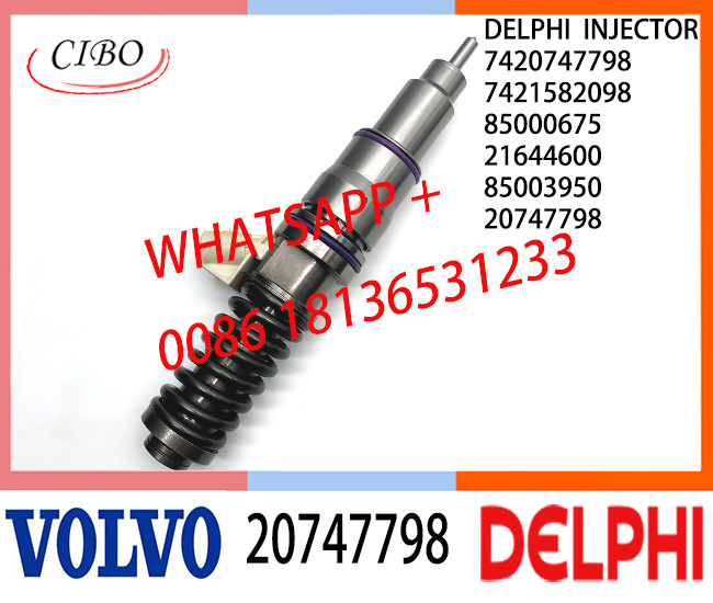 Fuel Diesel Injector 20747798 7420747798 85000675 7421582098 21644600 85003950 for VOL (REN-AULTT) MD9 3503