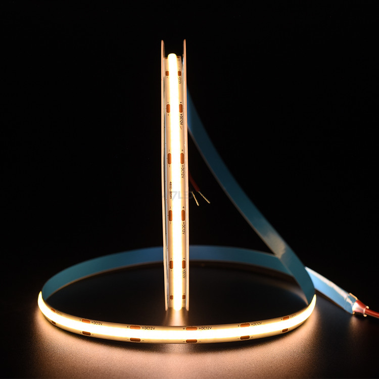 8MM 12V/24V 480LEDs LED Strip 5Meters/Reel WIth High-density Chip-on-Board Technology for Light Project
