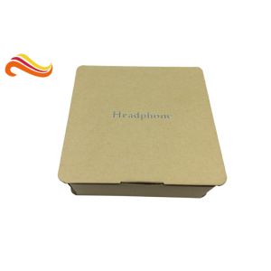 China Small Corrugated Carton Box / Square Cardboard Mailing Boxes For Headphone Package on sale
