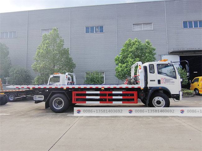 Factory Cheap One Tow Two 8ton 10ton Flat Bed Tow Wrecker Truck Body