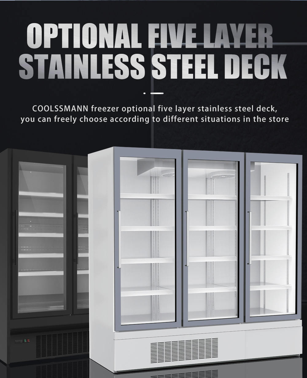 Glass Door Beverage Display Fridge Plug In Automatic Defrosting Glass Door Cooler For Beverage