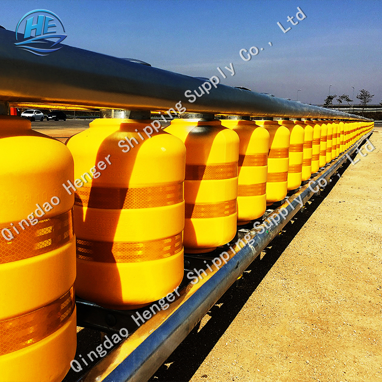 Height 510mm EVA Foam Rotating Highway Roller Barrier