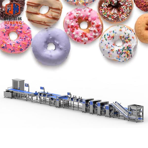 High Capacity Donut Production Line Semi-Automatic Donut Molding Line For Food