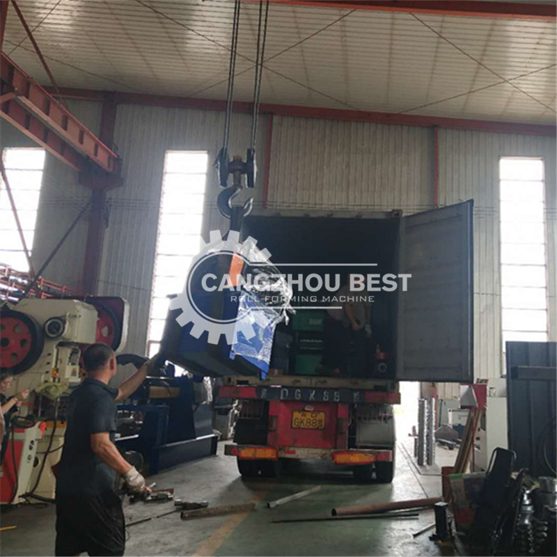 5kw Zinc Metal Glazed 0.25mm Tile Roll Forming Machine
