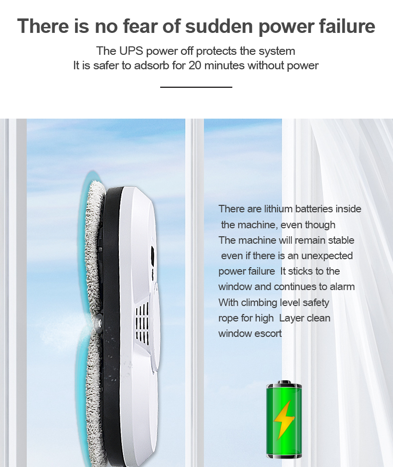 Smart Appliances Window Washing Robot Window Vacuum Cleaner Hutt Window Cleaning Robot Household