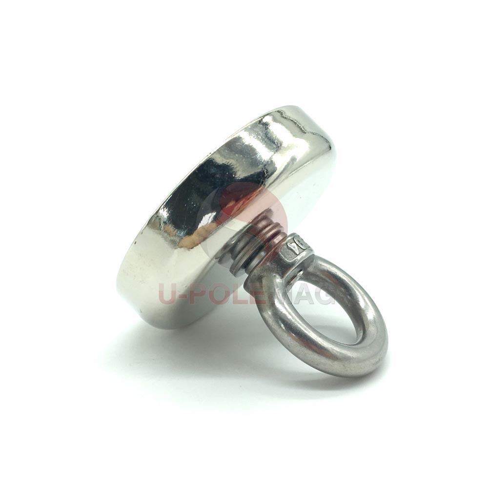 Dia 60mm 350lbs Force Neodymium Magnet Fishing Kit with D10mm x L10M Rope Size