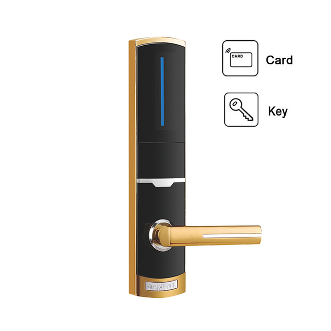 Zinc Alloy Free Software Hotel Key Card Door Locks for Wooden Door