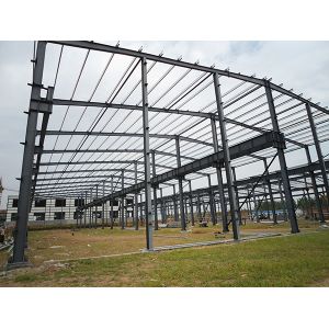 AutoCAD Heavy Steel Structure Vertical Columns And Horizontal Beams