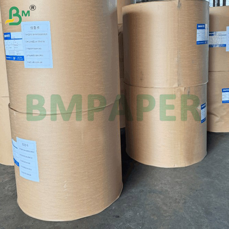55gsm BPA-Free Thermal Coating Paper Jumbo Roll Natural / High White 790mm 860mm 
