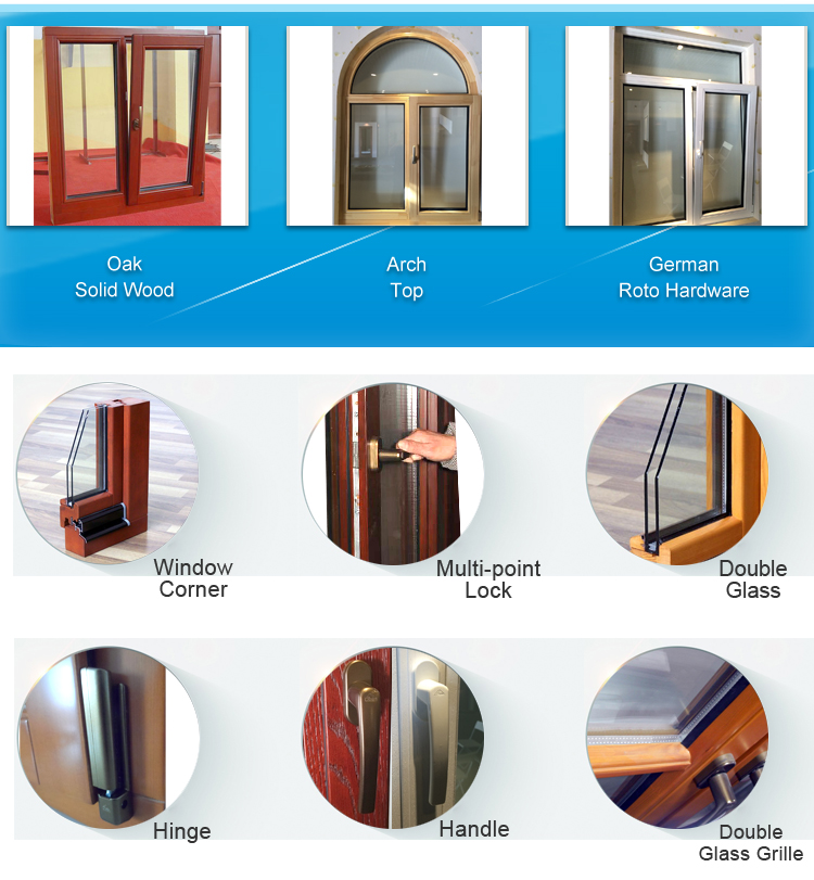 KDSBuilding A Beautiful French Power coating Round Window German Wooden Tilt And Turn Windows