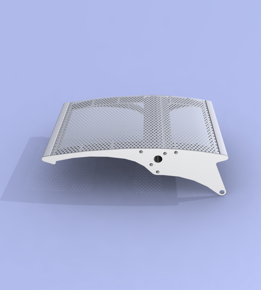 Exterior Wall Skylight Louver System Aeroscreen Aluminum Facade Building Light Control