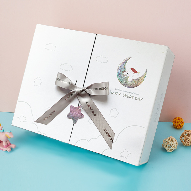 Custom Luxury Rigiding Double Door Shipping Paper Gift Box With Your Own Logo For Your