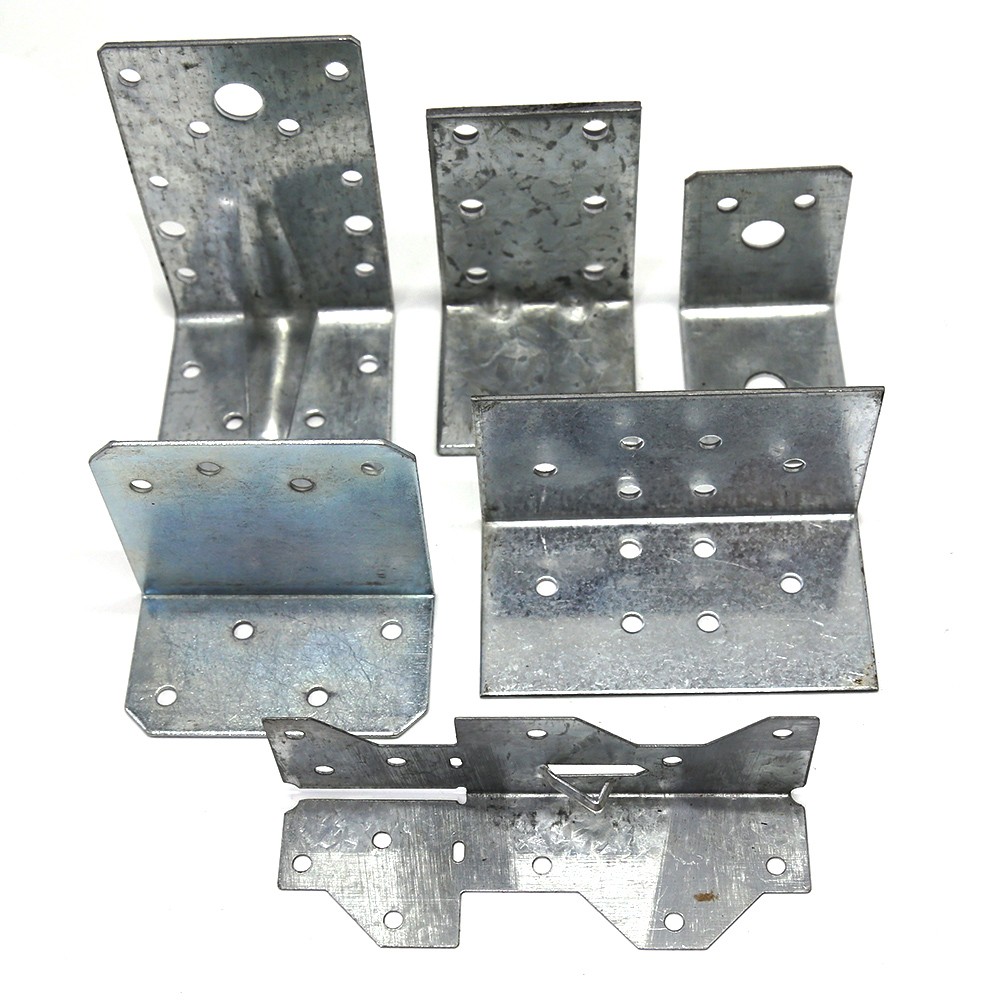 Stamping Parts Durable Stamped Timber Joist Strap Wood Connectors for Construction