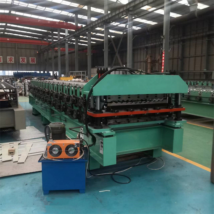 Customized GI GL Metal Roof Sheets Wall Panels Double Deck Roll Forming Machine