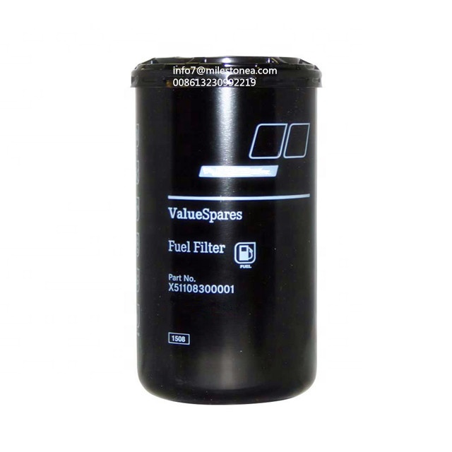 High Performance Excavator Oil Filter X51108300001 With Long Service Life