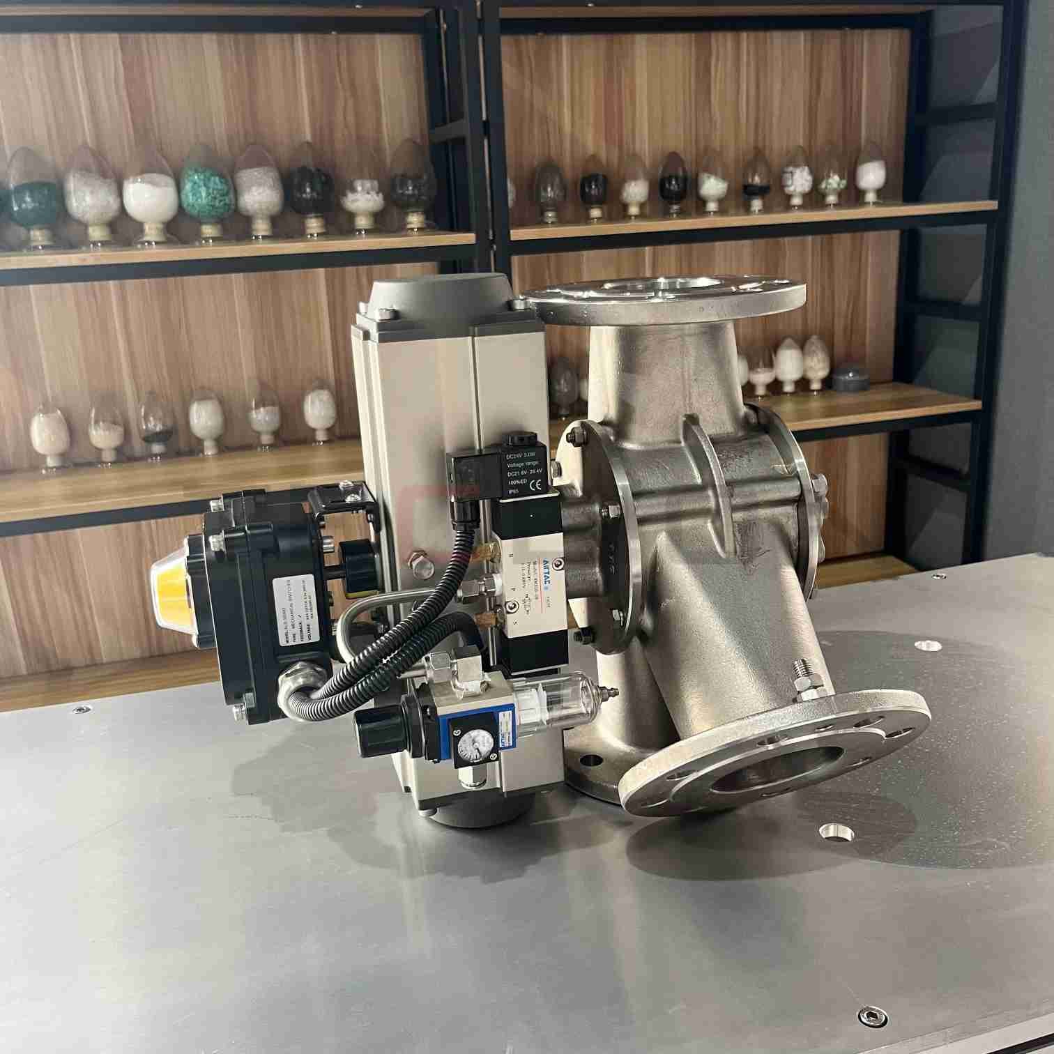 Powder Pneumatic Conveying Diverter Valves Casting Stainless Steel