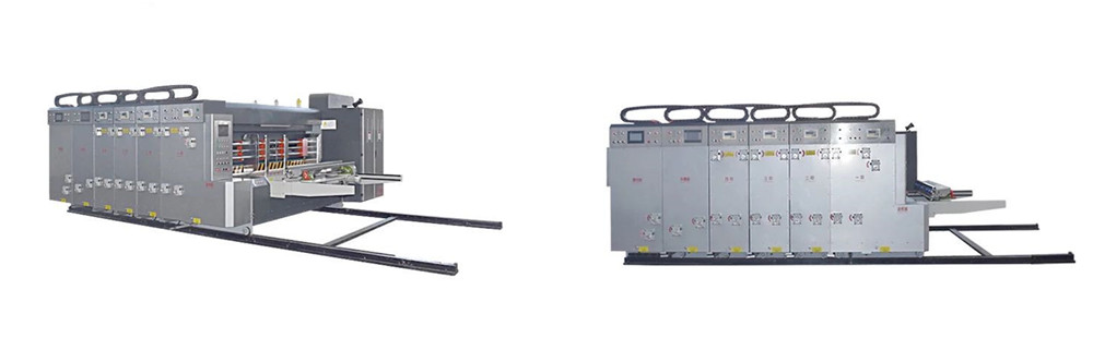 18KW Corrugated Cardboard 3 Color Flexo Printing Machine , Carton Box Printer Slotter Die Cutter