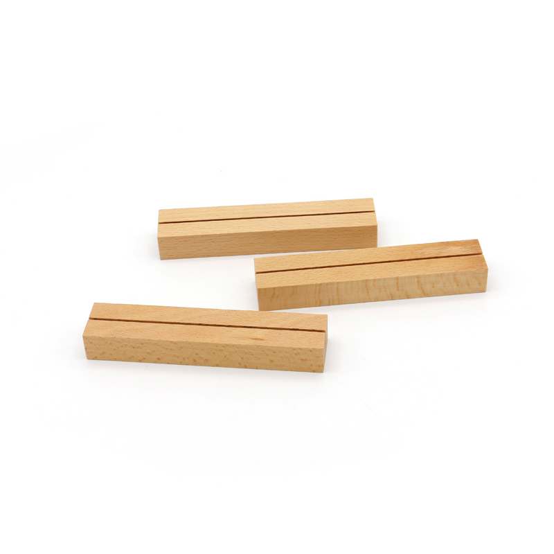 Wooden Menu Base Table Top Memo Stand