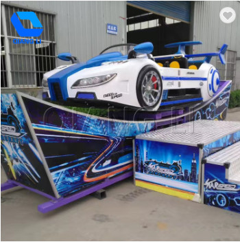 Safety / Thrilling Mini Flying Car Amusement Park Equipment For Children