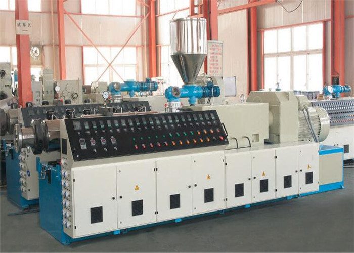 Single Screw PVC PP PE Plastic Profile Extruder For Window / Door 380V 50HZ