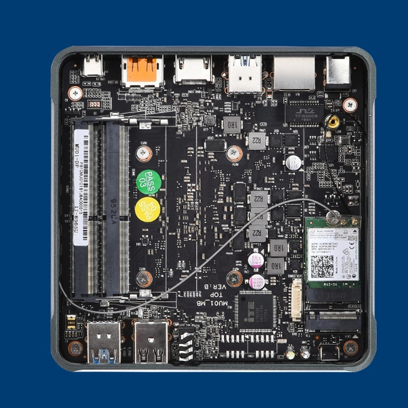 Core I7 Mini Desktop Pc Windows 10 Motherboard Small Size Connect To Dual Display
