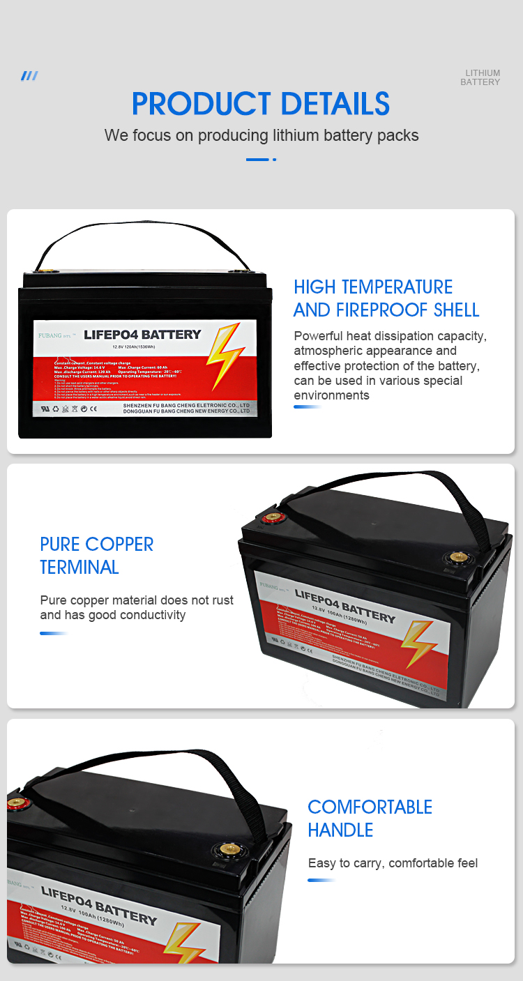 LifePO4 Deep Cycle Battery 12V 200ah Camping Caravan RV Boat Lithium Ion Battery