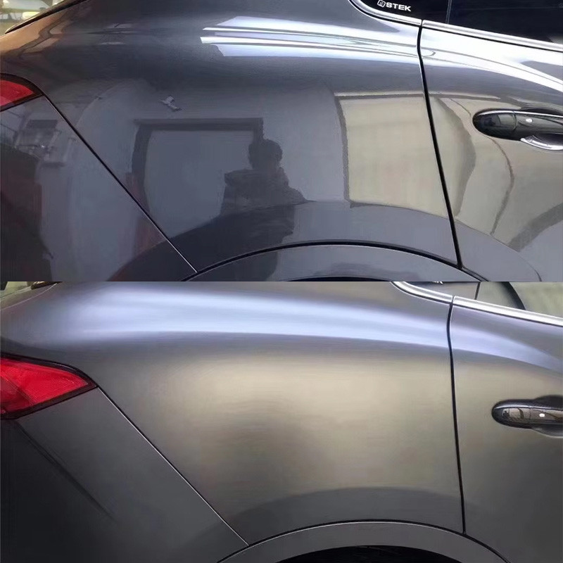 Polyurethane TPH 7.5mil Car Matte Paint Protection Film Lubrizol Scratch Resistance