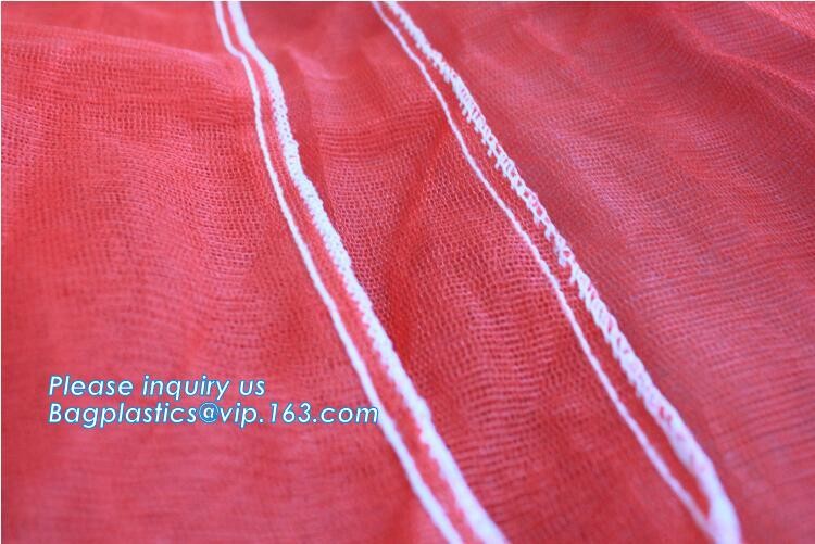 Reusable Solid Shopping Bag String Grocery Bag Shopper Cotton Tote Mesh Net Woven Portable Durable Shopping, BAGEASE