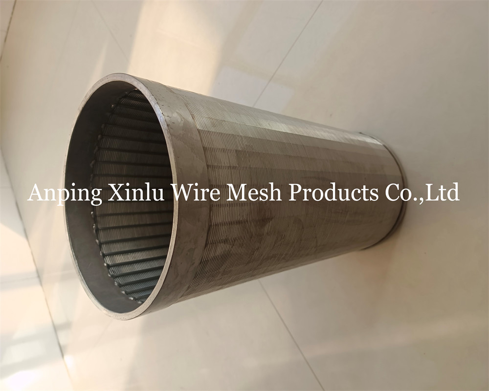 1000-3000-6000mm Wedge Wire Screen Pipe with 3x4.6mm Support Wire for Drilling tubewell and Wastewater Processing