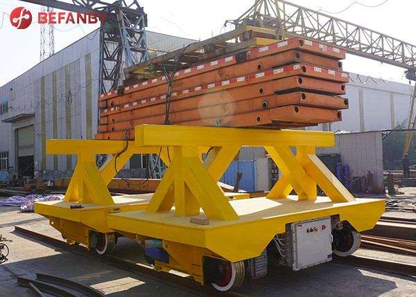 electric rail flatbed cart