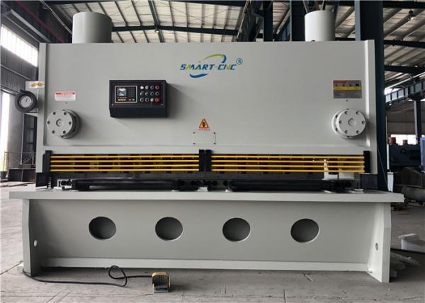 Good Stability Hydraulic Swing Beam Shearing Machine , Hydraulic Shear Cutting