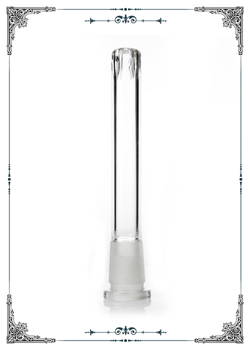 Glass Downstem 3.5 Inch 4 Inch Vertical Slits For Hookah Accessories Water Pipes Slide
