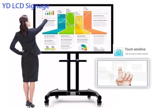 32 Inch Interactive Touch Screen Kiosk Smart Whiteboard With Low Energy